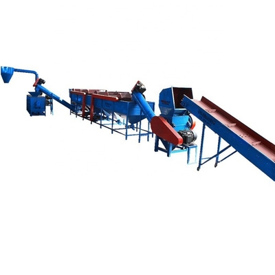 1000kg/H πρότυπη αυτόματος συντετριμμένη 1000 και καθαρίζοντας γραμμή πλύσης παραγωγής PP/PE συντετριμμένη